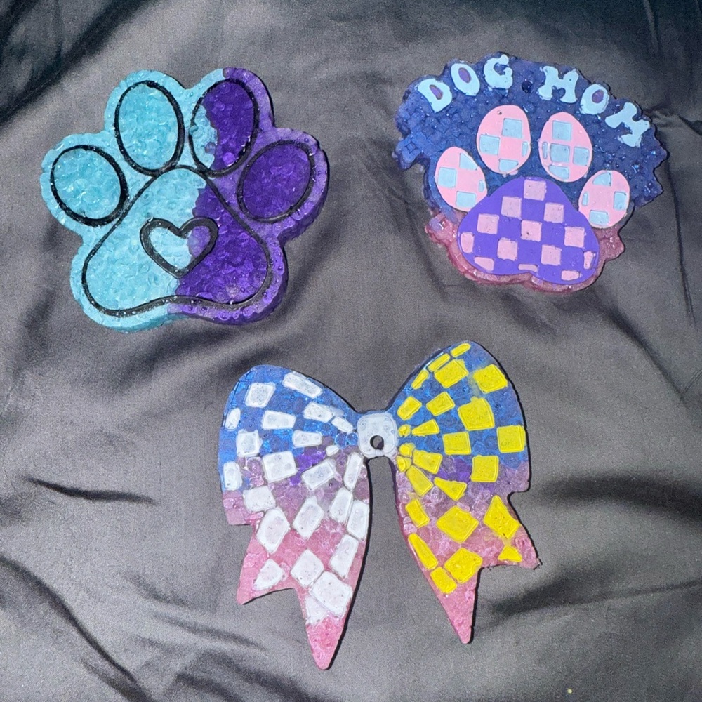 Qty 1 Hand Crafted Air Freshies - Vanilla Leather Scent - Picture 1 of 4